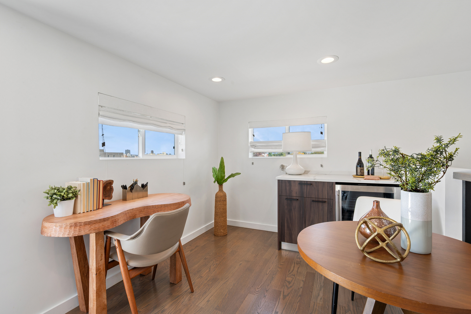 2237 North Hoyne Avenue, Unit 3N Chicago, IL 60647 - Photo 15 of 22 a view of a dining room with furniture and wooden floor