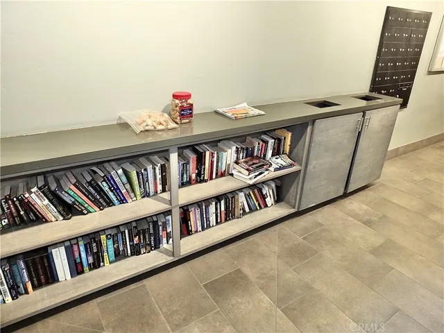 a view of a parking area with car parked