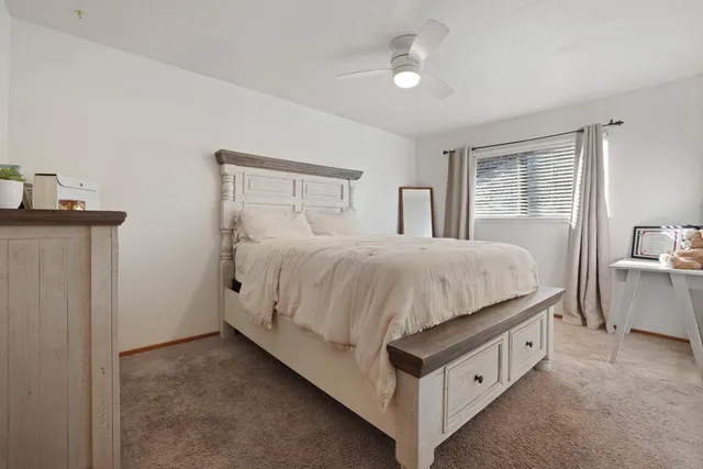 a view of a livingroom from closet