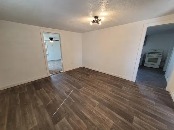 a view of a livingroom with a fireplace