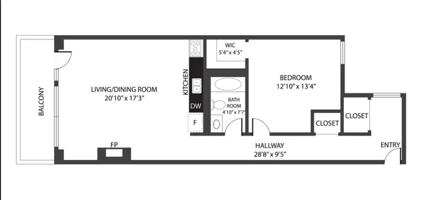 $350,000 | 226 North Clinton Street, Unit 216, Chicago, IL 60661
