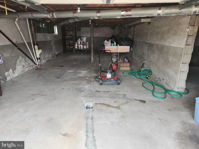 a view of storage and utility room