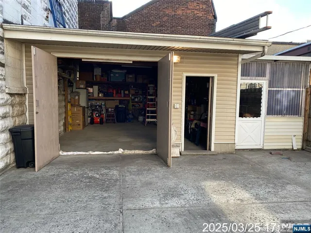 a view of storage and utility room