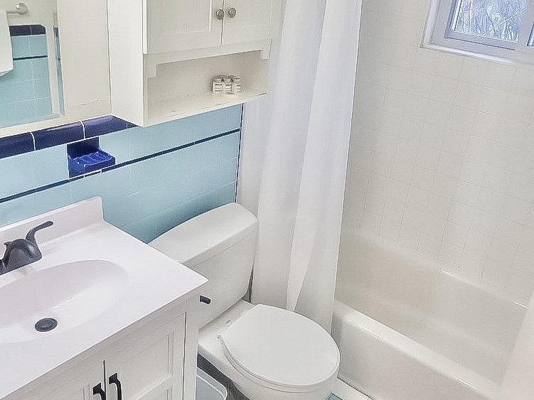 675 Chestnut Hill Avenue Brookline, MA 02445 - Photo 19 of 23 a white toilet sitting next to a bathroom sink