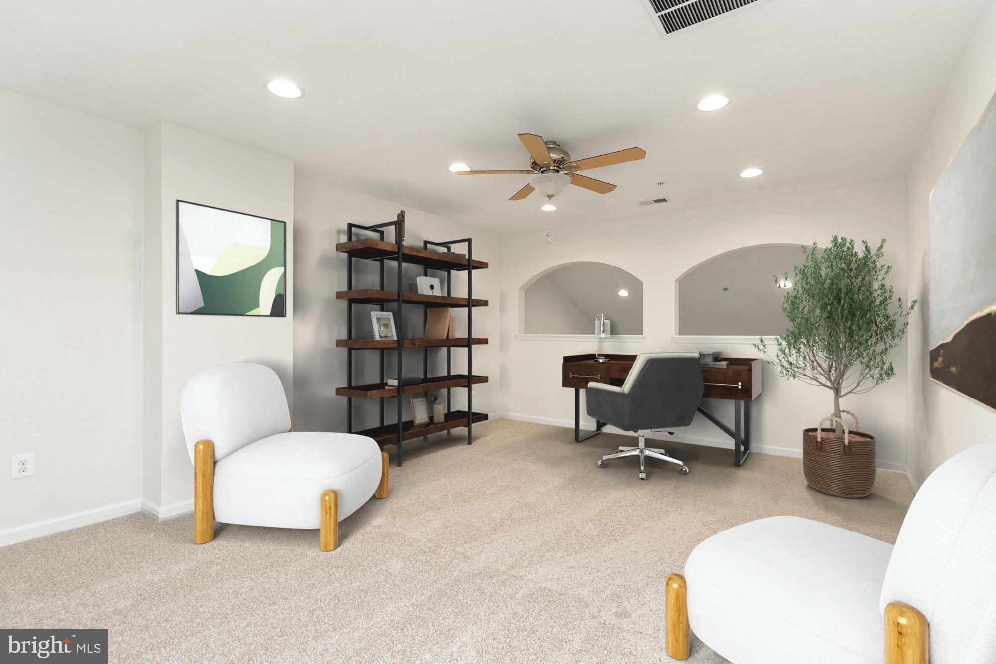 331 Tufton Circle, Unit 102 Fallston, MD 21047 - Photo 31 of 72 Virtually staged den/ office, bonus or TV room