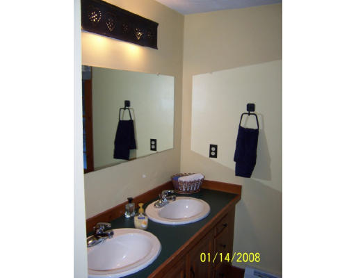 6 Adams Road North Brookfield, MA 01535 - Photo 13 of 19 a bathroom with a granite countertop sink and a mirror