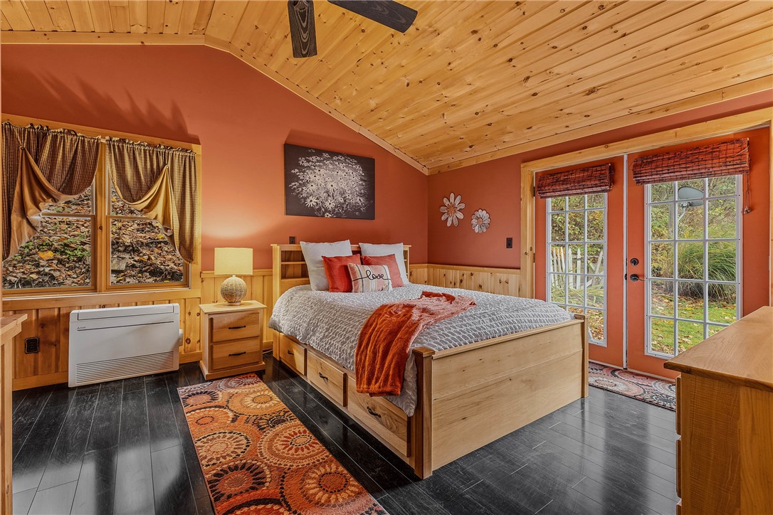 4592 Maple Street Road Sodus, NY 14489 - Photo 35 of 49 Primary Bedroom with heated floors and french door