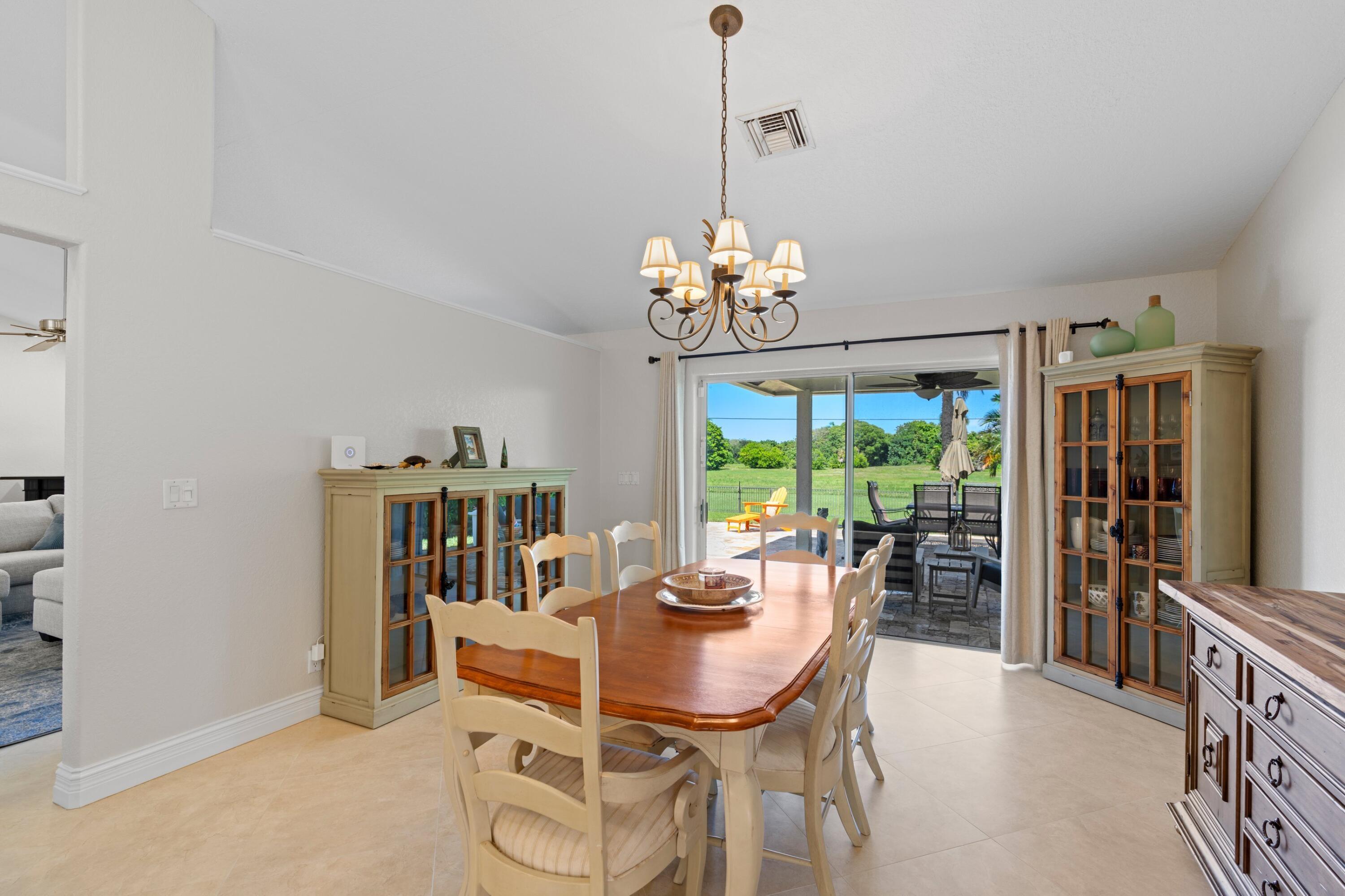 7598 Fairway Trail Boca Raton, FL 33487 - Photo 10 of 50 a view of a dining room with furniture window and outside view