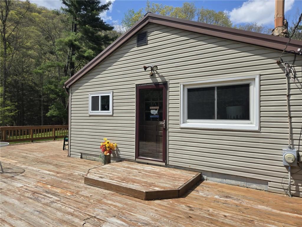 23 Rock Hill Road Weedville, PA 15868 - Photo 16 of 35 a view of a house with a patio