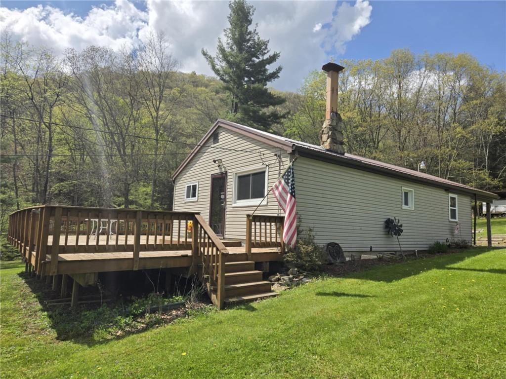 23 Rock Hill Road Weedville, PA 15868 - Photo 32 of 35 a view of a house with a yard