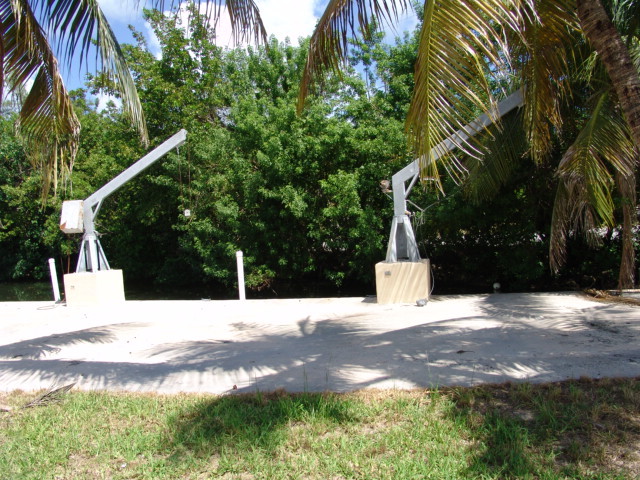 215 Lower Matecumbe Road Key Largo, FL 33037 - Photo 2 of 6 Davits and concrete dockage