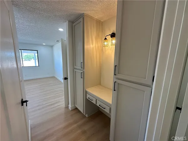 a bathroom with a tub and shower