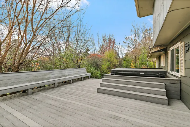 a view of park with trees