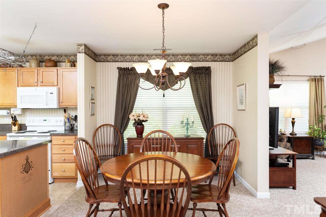 4009 Hopper Street Raleigh, NC 27616 - Photo 10 of 25 Dining area, large enough for buffet and serving cart.