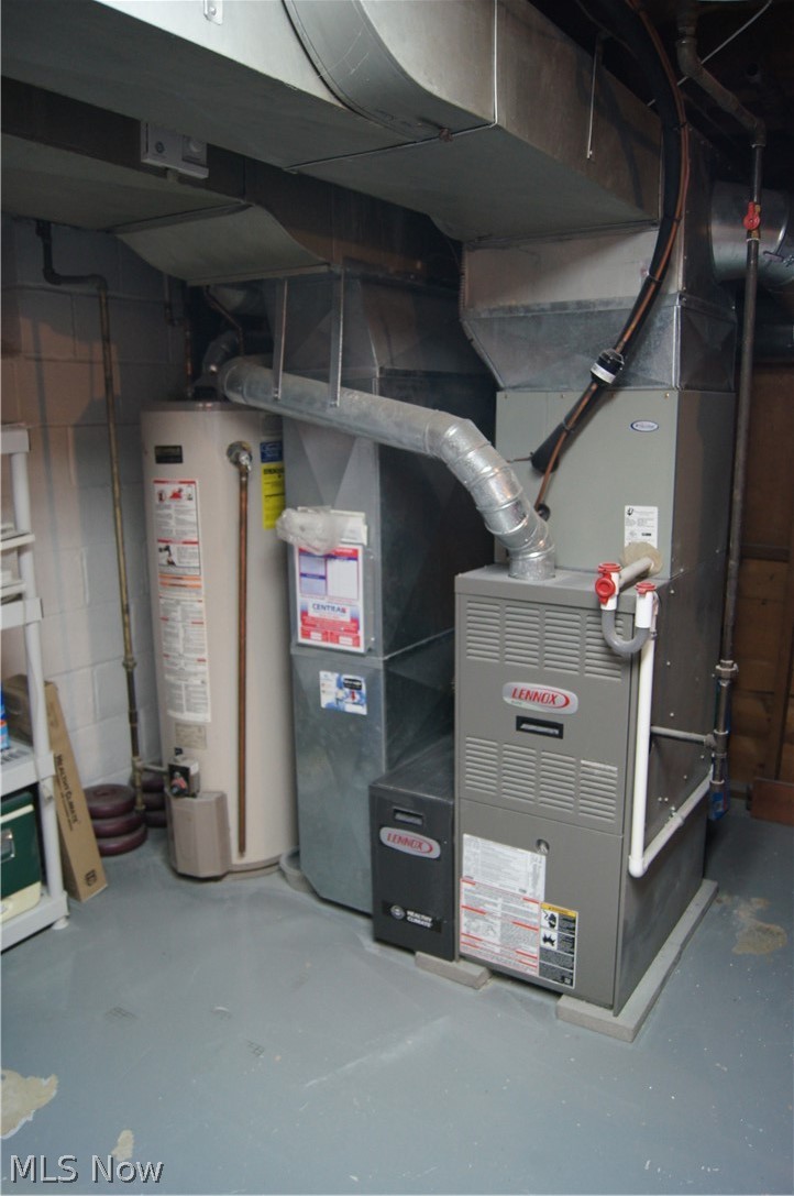 4480 Ammon Road Cleveland, OH 44143 - Photo 31 of 32 Furnace and hot water tank