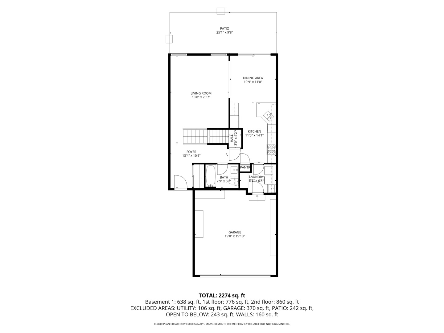 8237 Pecan Place Frankfort, IL 60423 - Photo 36 of 39 a picture of a floor plan