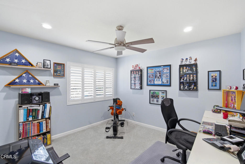1288 Old Ranch Road Camarillo, CA 93012 - Photo 27 of 61 a view of a workspace with furniture and a window