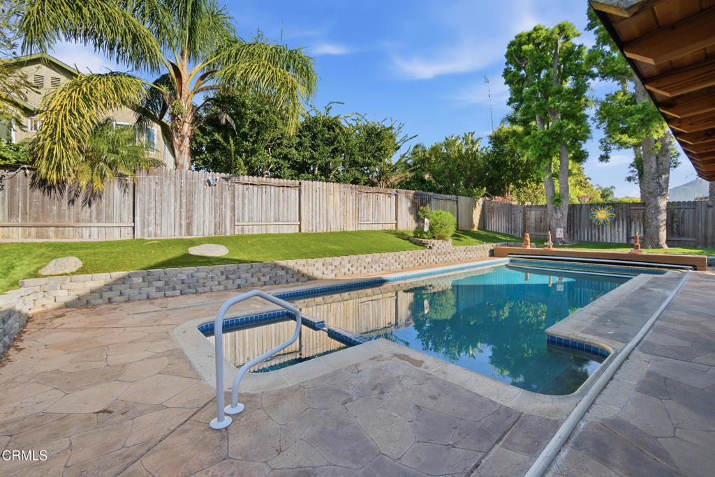 1288 Old Ranch Road Camarillo, CA 93012 - Photo 40 of 61 a view of backyard with swimming pool and outdoor seating