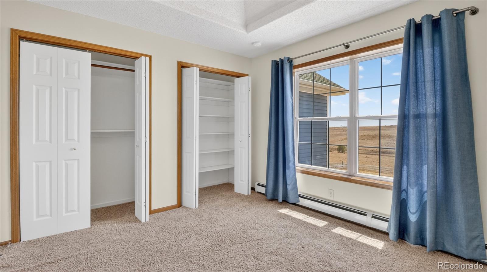 44166 East Iliff Trail Bennett, CO 80102 - Photo 29 of 50 an empty room with windows and closet