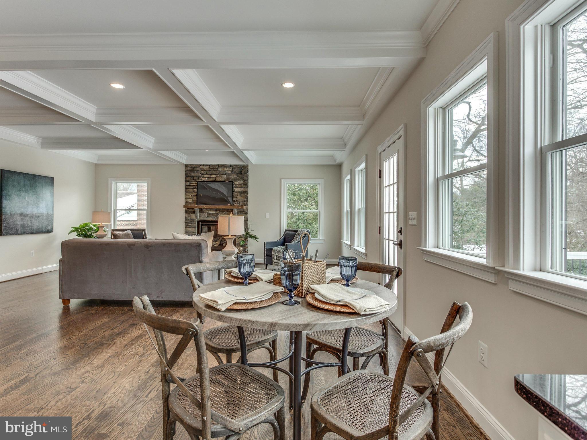 3100 North Rochester Street Arlington, VA 22213 - Photo 15 of 30 a view of a dining room with furniture and window