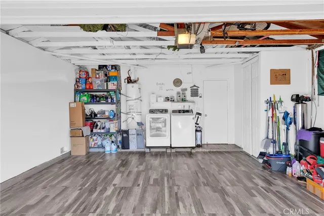 a view of storage and utility room