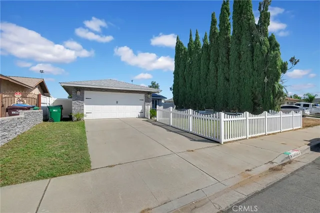 a view of backyard with green space