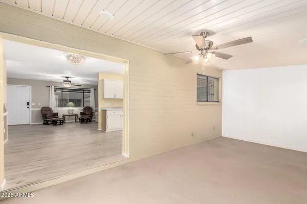a view of a livingroom with a furniture