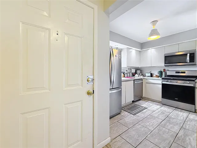 a view of street sign