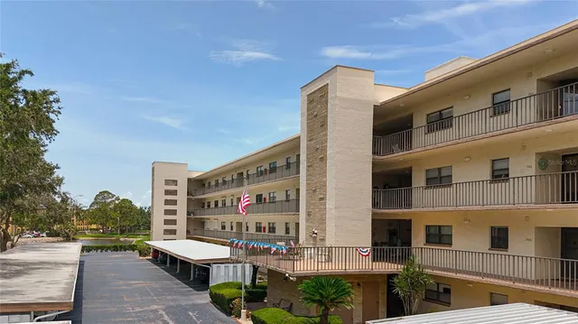 a view of a city with tall buildings