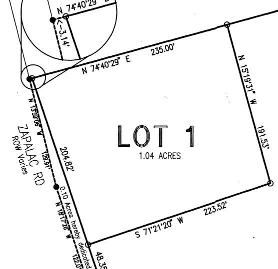 Tbd Lot 1 Tbd Road Smithville, TX 78957 - Photo 12 of 12 Survey map / technical document
