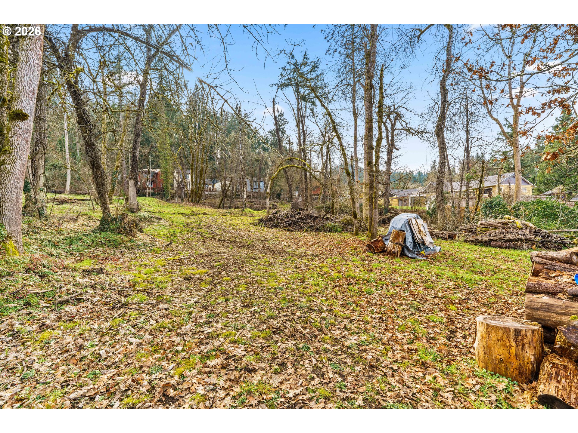 7027 South E Street Springfield, OR 97478 - Photo 33 of 39 a backyard of a house with a tree