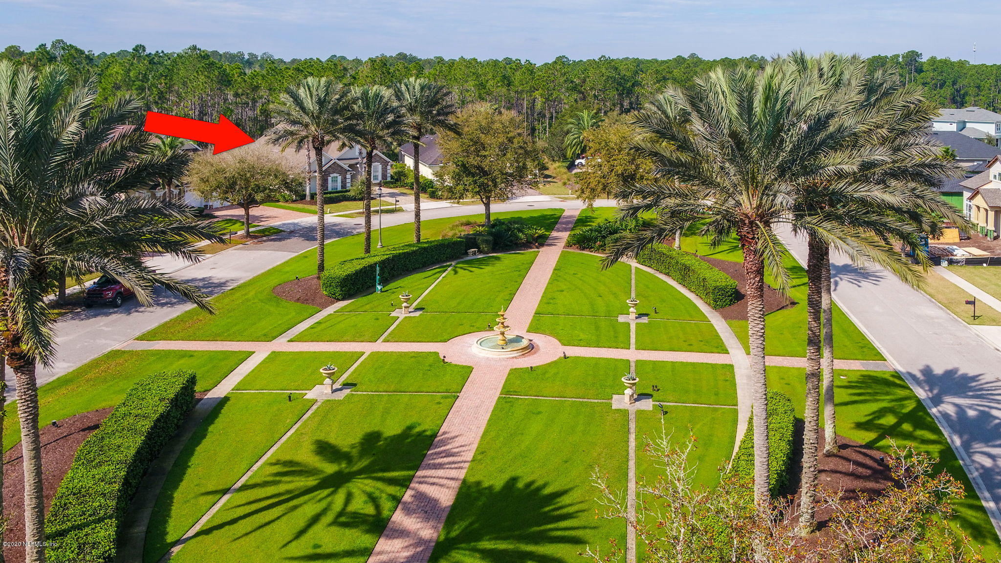 28 Lighthouse Point Circle Ponte Vedra, FL 32081 - Photo 73 of 108 a view of a tennis ground with large trees