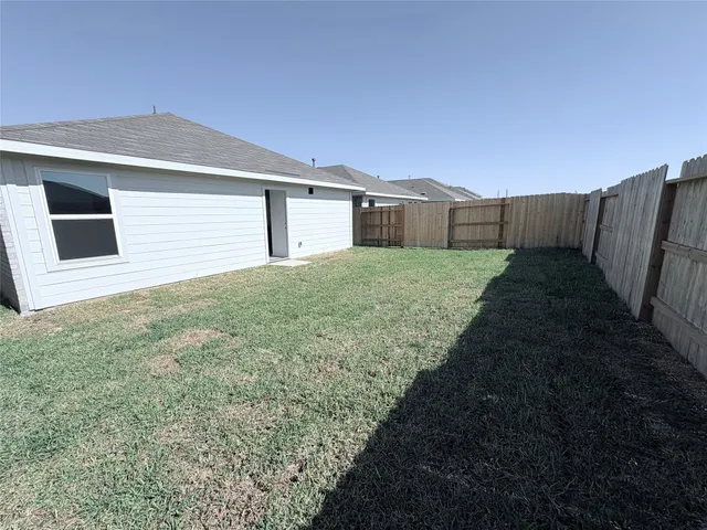 a backyard of a house