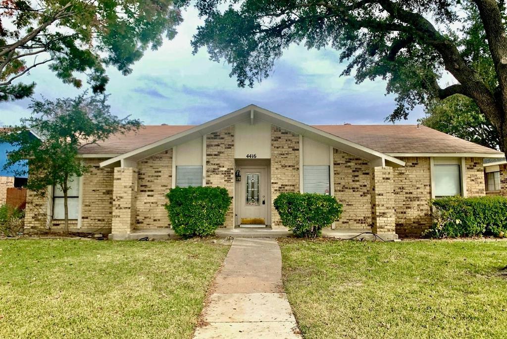 4416 Augusta Street The Colony, TX 75056 - Photo 1 of 1 front view of a house with a yard