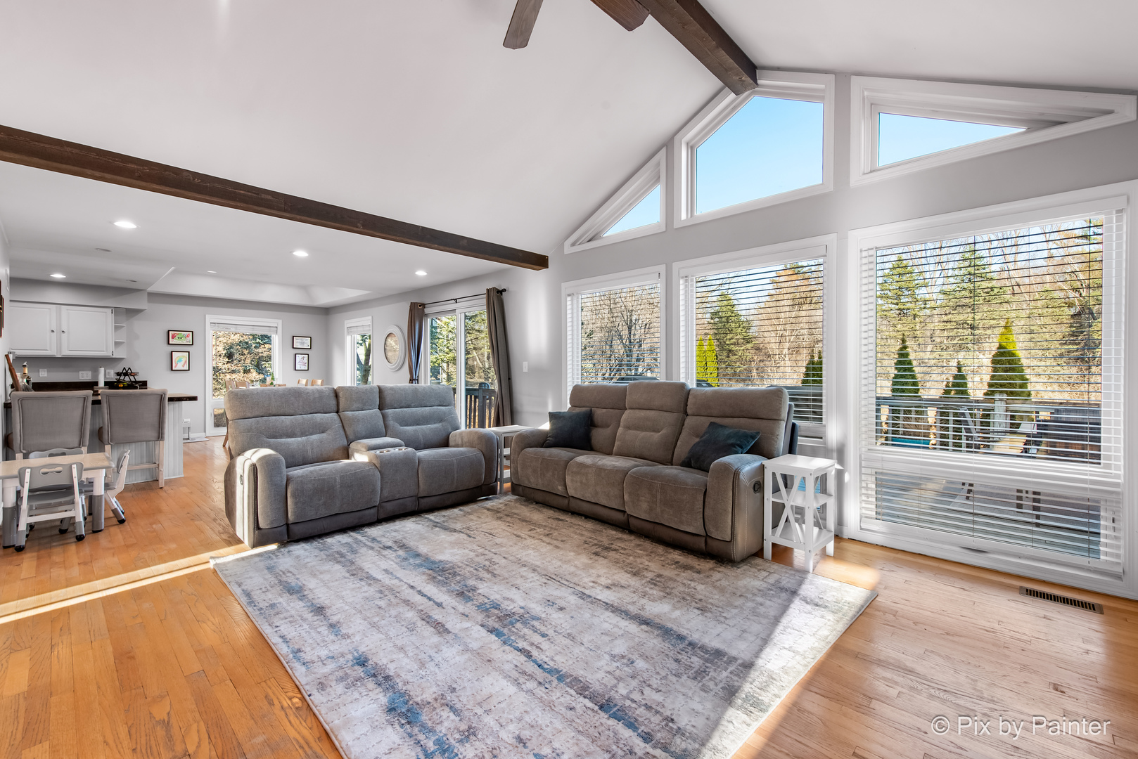 3134 Chellington Drive Johnsburg, IL 60051 - Photo 14 of 41 a living room with furniture and a large window