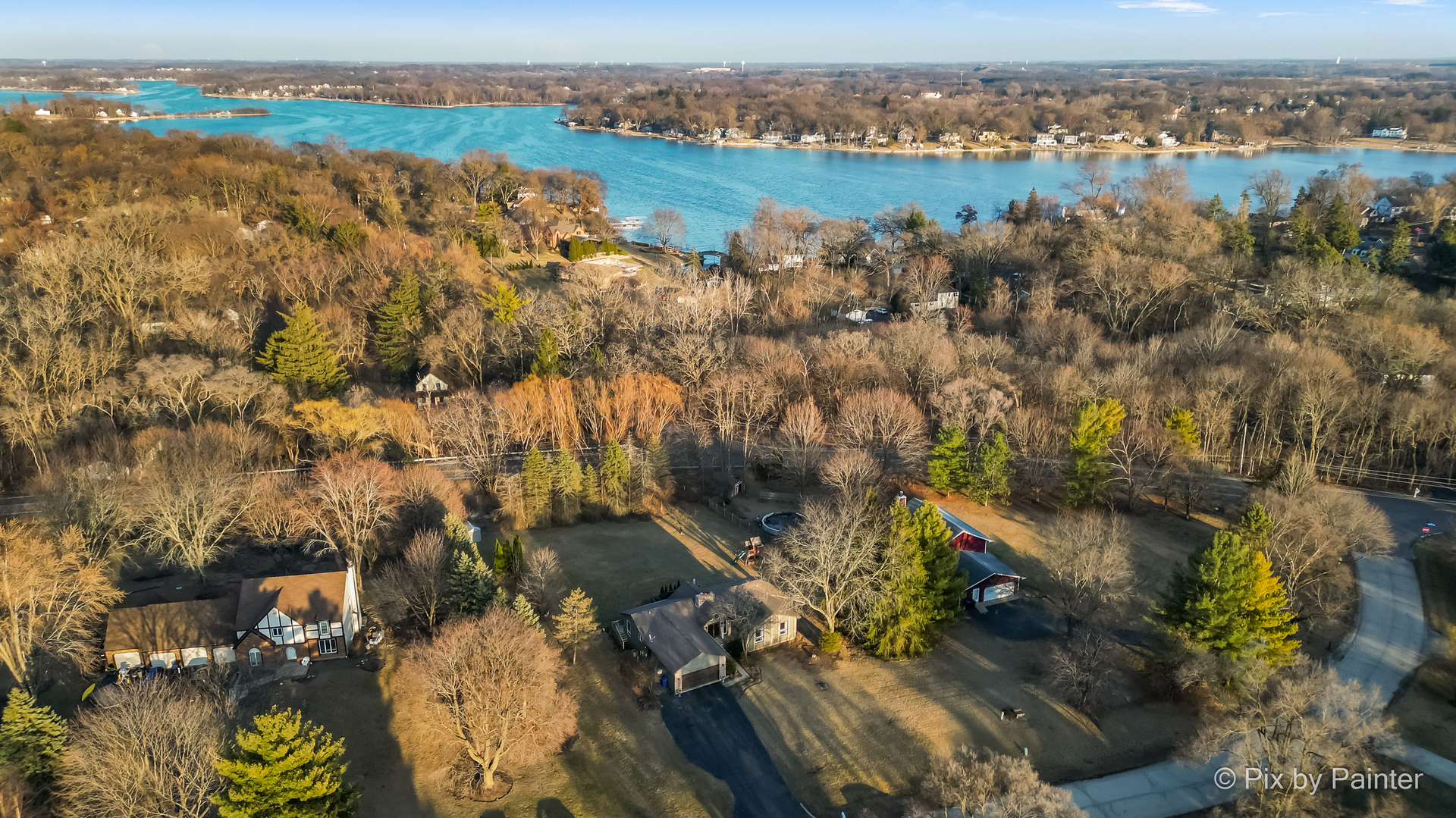 3134 Chellington Drive Johnsburg, IL 60051 - Photo 5 of 41 an aerial view of residential houses with outdoor space