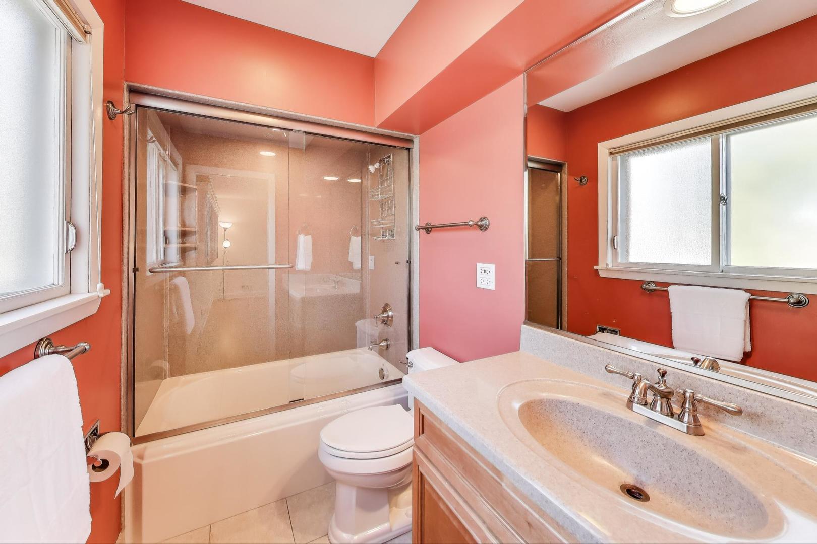 804 Euclid Avenue Elmhurst, IL 60126 - Photo 13 of 28 a bathroom with a sink a toilet and shower