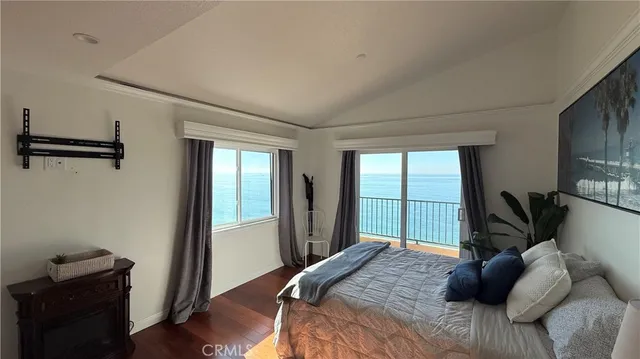 a view of an ocean from a balcony