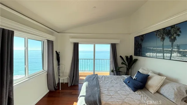 a view of an ocean from a balcony