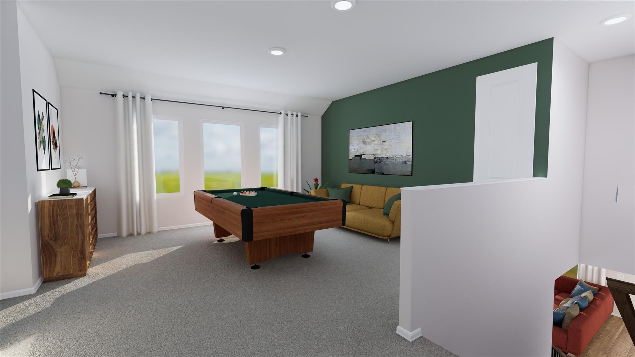 2515 Night Emerald Drive Rosharon, TX 77583 - Photo 7 of 30 a living room with furniture and a large window