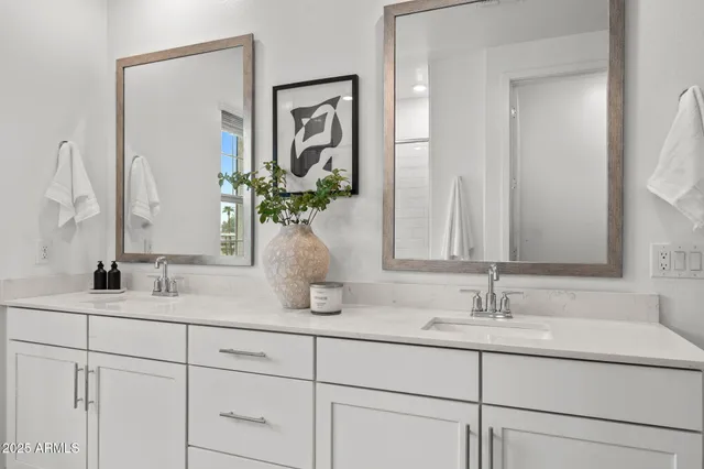 an aerial view of a city with lots of residential buildings