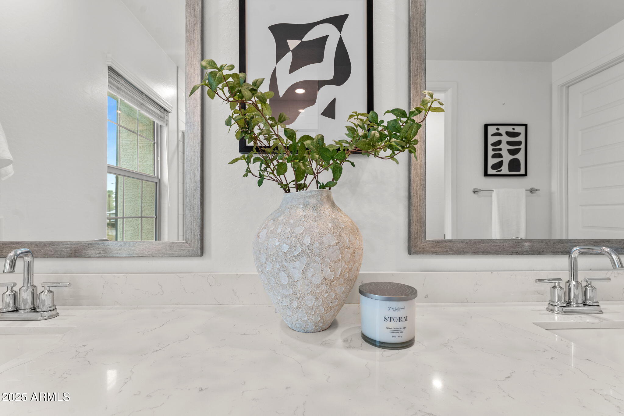 4077 South Sabrina Drive, Unit 127 Chandler, AZ 85248 - Photo 21 of 46 a bathroom with a sink a toilet and a mirror