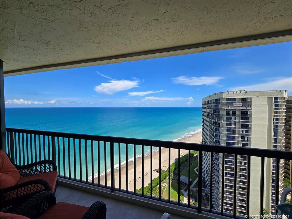 9500 South Ocean Drive, Unit 1908 Jensen Beach, FL 34957 - Photo 16 of 25 a view of balcony with furniture