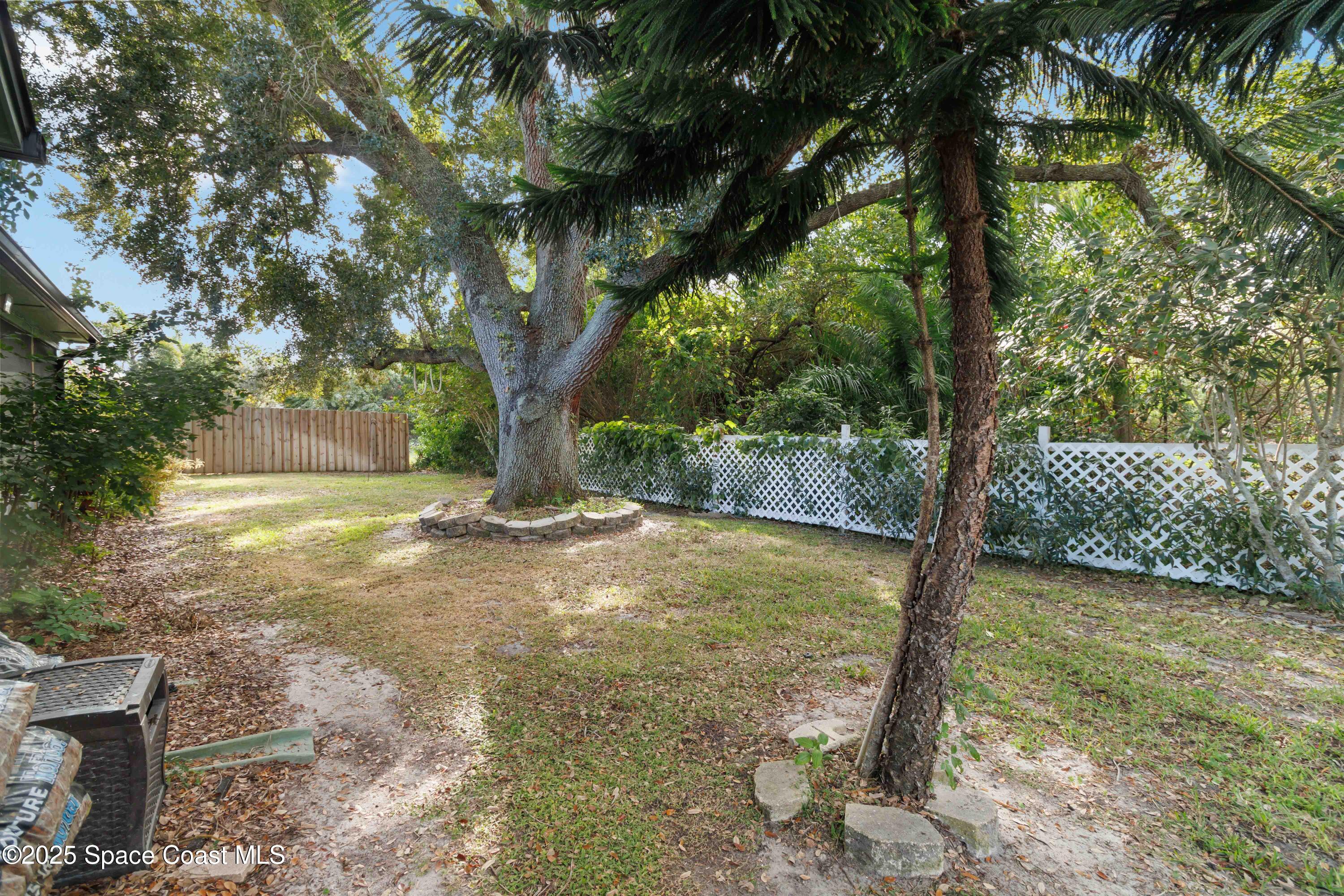 2355 Raintree Lake Circle Merritt Island, FL 32953 - Photo 44 of 47 a view of a yard with a tree