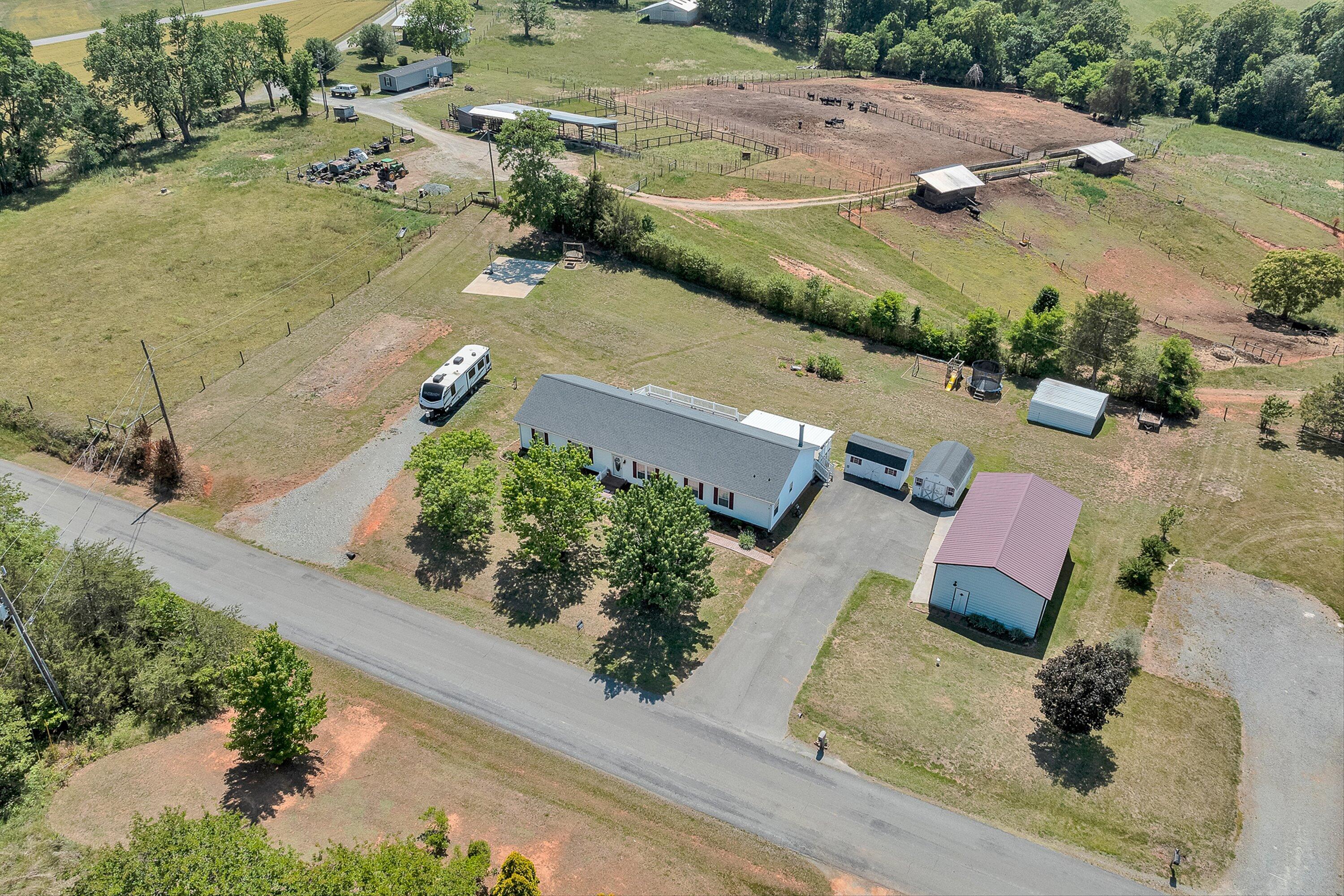 159 Simmons Creek Road Union Hall, VA 24176 - Photo 55 of 55 an aerial view of a house with a yard