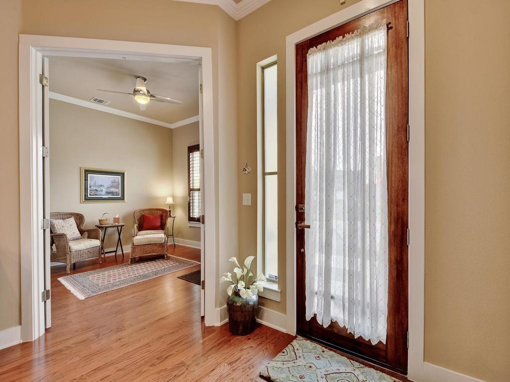 4545 Mattie Street Austin, TX 78723 - Photo 14 of 28 a living room with furniture and wooden floor