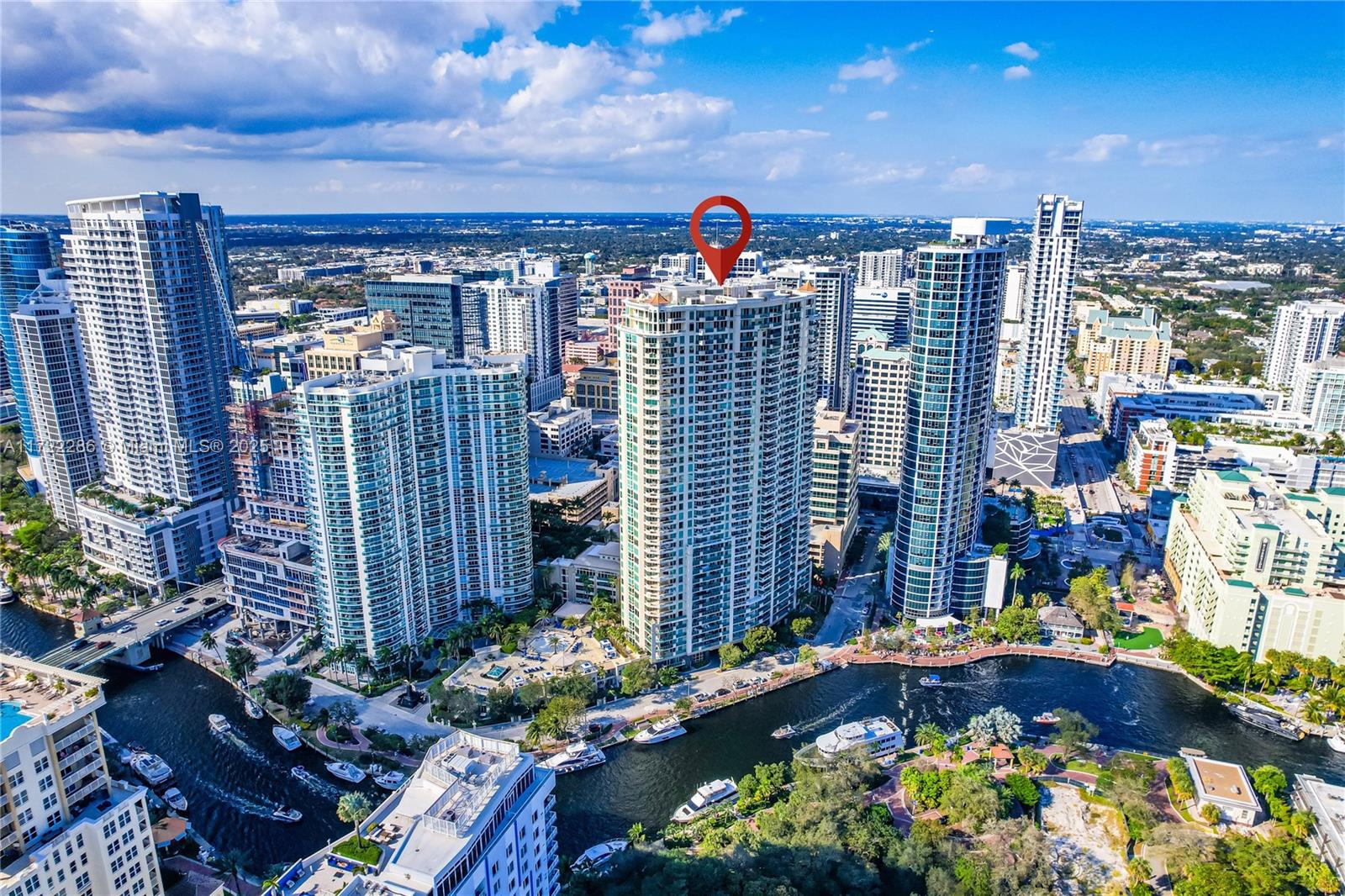 411 North New River Drive East, Unit 2806 Fort Lauderdale, FL 33301 - Photo 1 of 43 a view of a city and tall buildings