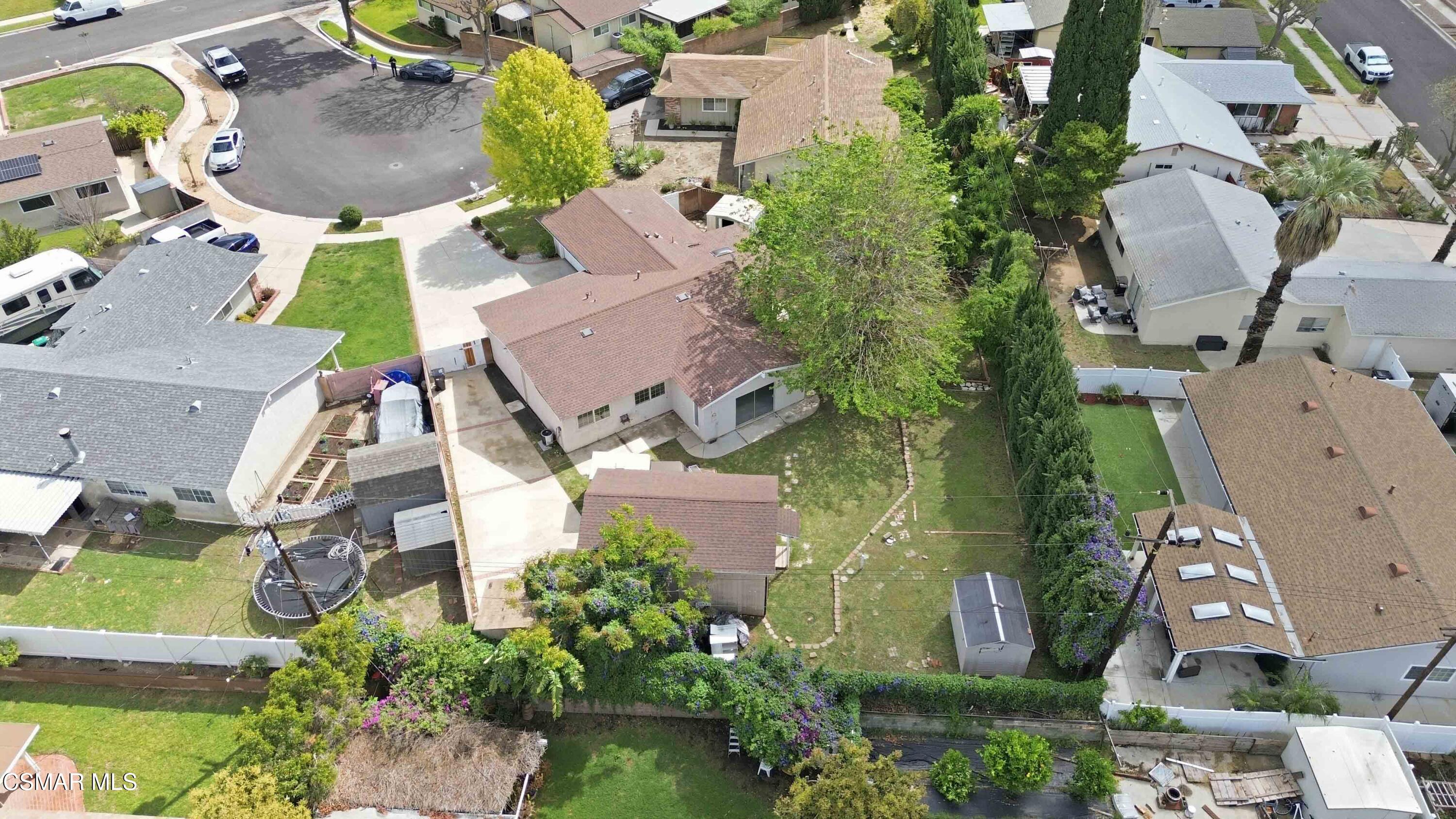 2077 Sebring Court Simi Valley, CA 93065 - Photo 20 of 20 an aerial view of residential house with outdoor space and parking