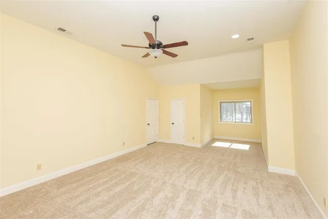 a view of an empty room