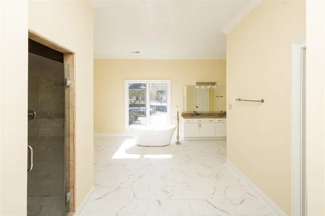 a view of an empty room